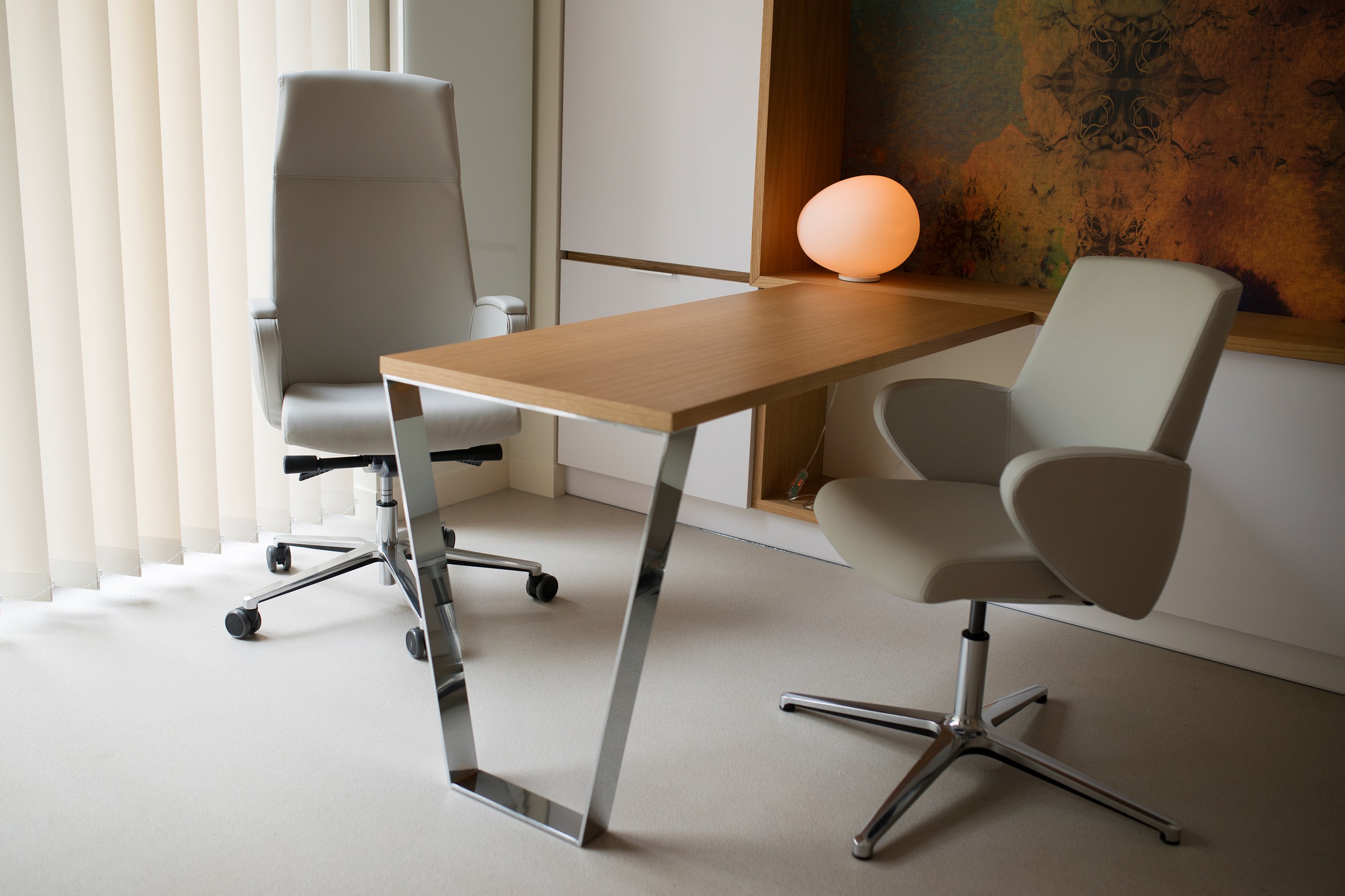 Strefa przyjmowania pacjenta w gabinecie medycyny estetycznej.